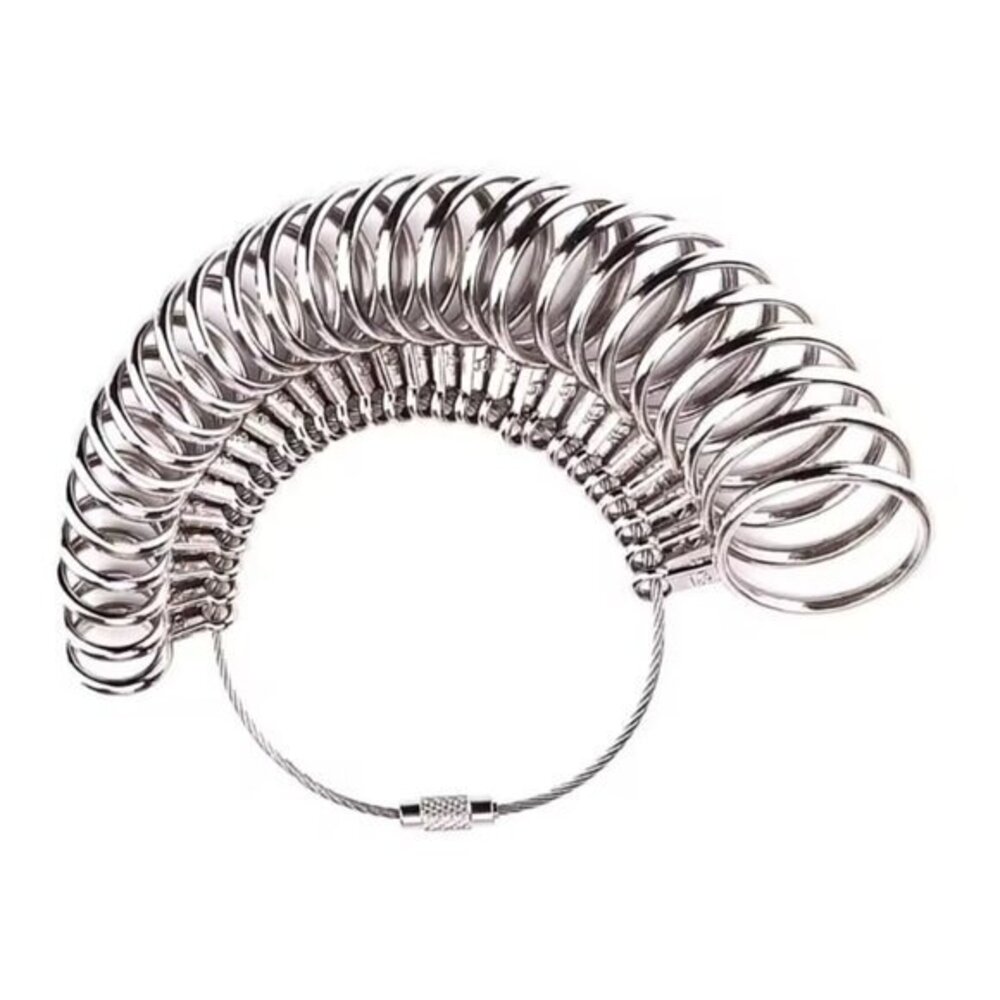 New Aluminum Ring Gauges Sizer Ring sizer Measuring Ring Tool Size 0-13